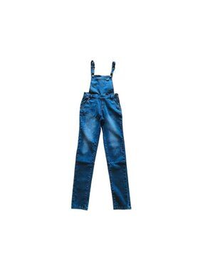 Vintage Y2K Women’s Artist Style Denim Overall Jeans (Size 28)